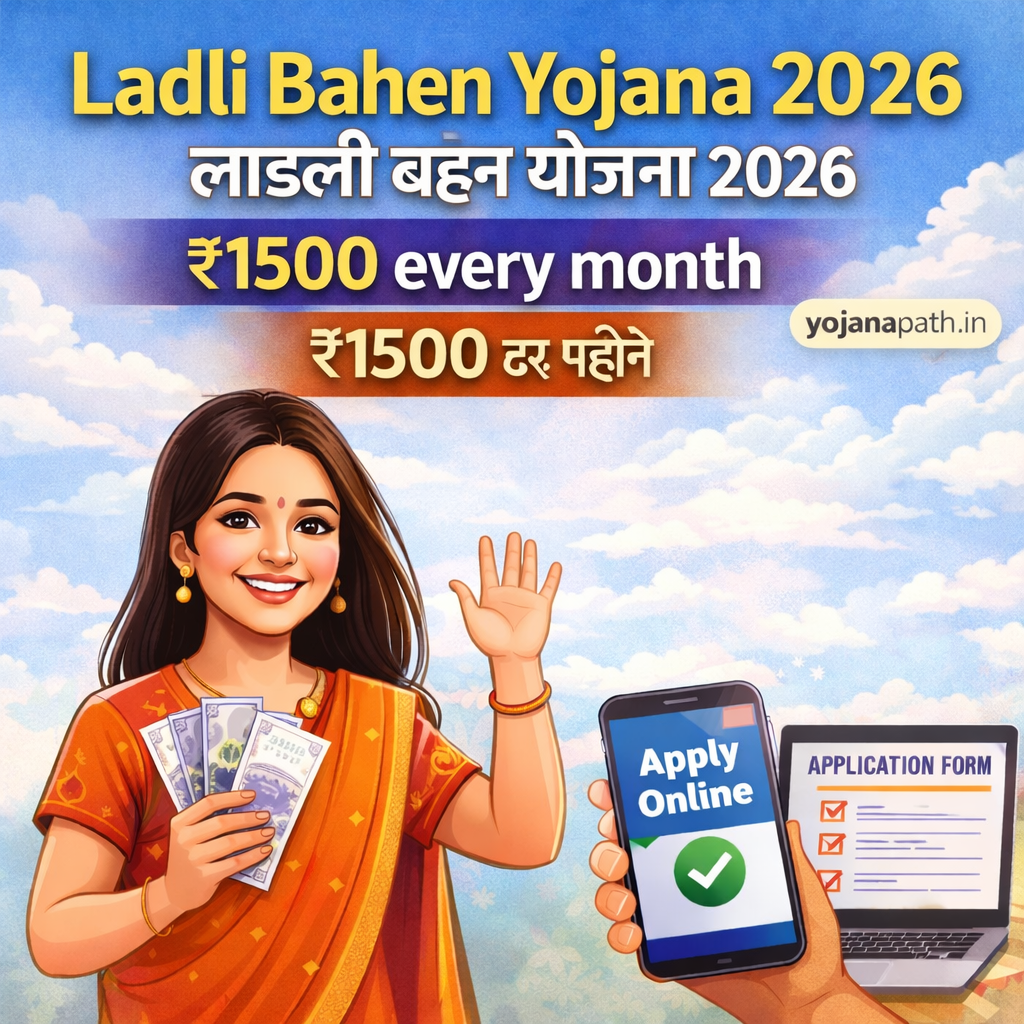 Ladli Bahen Yojana 2026 महिलाओं को ₹1500 हर महीने योजना